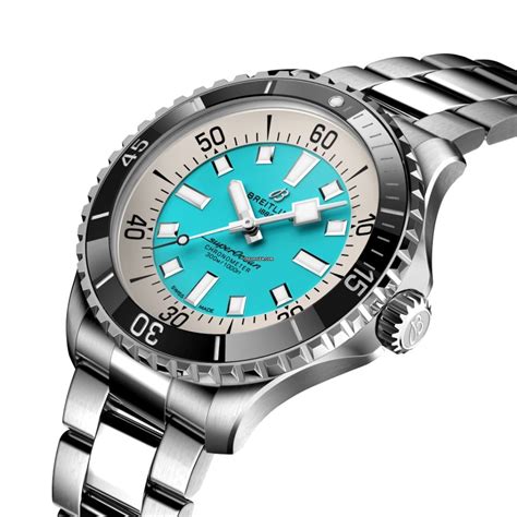 breitling superocean tiffany blue|breitling superocean 42.